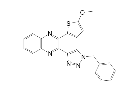 2-(1-Benzyl-1H-1,2,3-triazol-4-yl)-3-(5-methoxythiophen-2-yl)quinoxaline