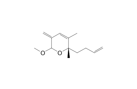 2-But-3-enyl-6-methoxy-2,3-dimethyl-5-methylene-pyran