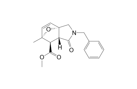 Methyl (3aS*,6R*,7R*,7aR*)-2-benzyl-6-methyl-1-oxo-1,2,3,6,7,7a-hexahydro-3a,6-epoxyisoindole-7-carboxylate