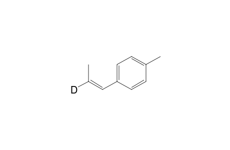 Benzene, 1-methyl-4-(1-propenyl-2-D)-, (Z)-