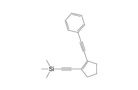 trimethyl-[2-[2-(2-phenylethynyl)-1-cyclopentenyl]ethynyl]silane