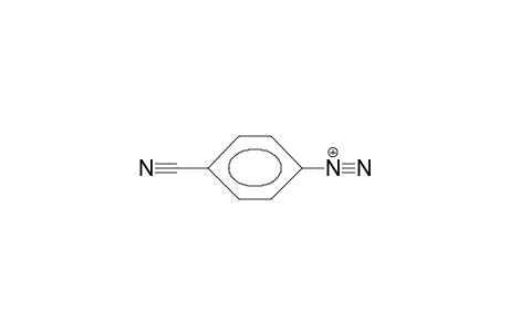 4-Cyano-benzenediazonium cation