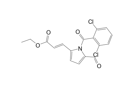 Ethyl (2E)-3-[1-(2,6-dichlorobenzoyl)-5-formyl-1H-pyrrol-2-yl]-2-propenoate