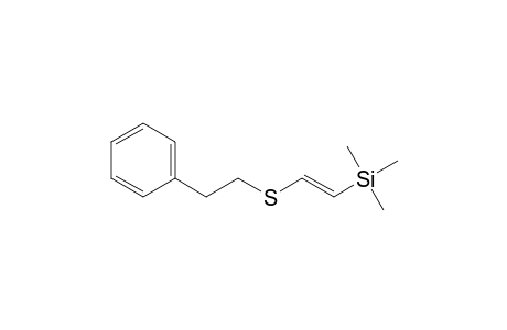 Trimethyl-[(E)-2-(phenethylthio)vinyl]silane