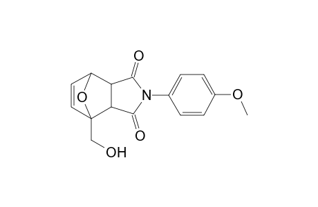 1-Hydroxymethyl-4-(4-methoxy-phenyl)-10-oxa-4-aza-tricyclo[5.2.1.02,6]dec-8-ene-3,5-dione