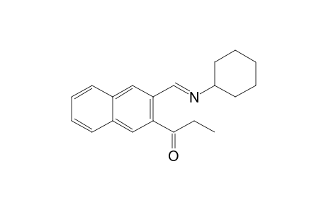 N-Cyclohexyl-3-propionylnaphthyl-2-carbaldimine