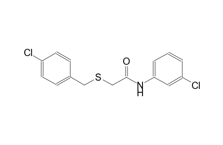 acetamide, N-(3-chlorophenyl)-2-[[(4-chlorophenyl)methyl]thio]-