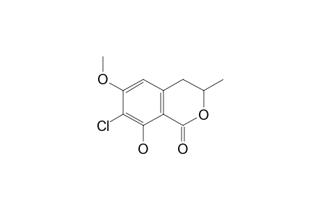 7-chloro-8-hydroxy-6-methoxy-3-methylisochroman-1-one