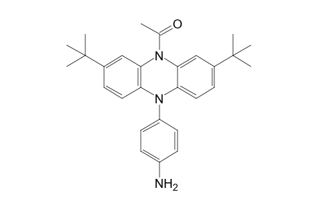 5-Acetyl-3,7-di(t-butyl)-5,10-dihydro-10-(4'-aminophenyl)phenazine