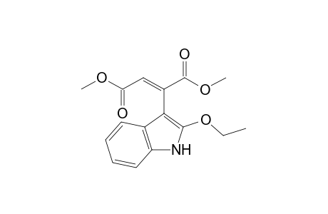2-ethoxyindole-3-fumaric acid, dimethyl ester