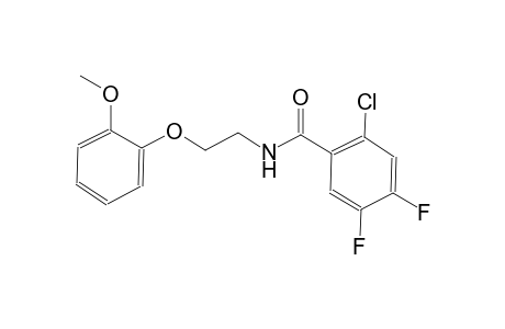 benzamide, 2-chloro-4,5-difluoro-N-[2-(2-methoxyphenoxy)ethyl]-