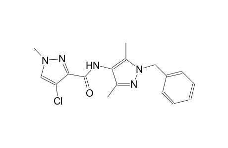 N-(1-benzyl-3,5-dimethyl-1H-pyrazol-4-yl)-4-chloro-1-methyl-1H-pyrazole-3-carboxamide