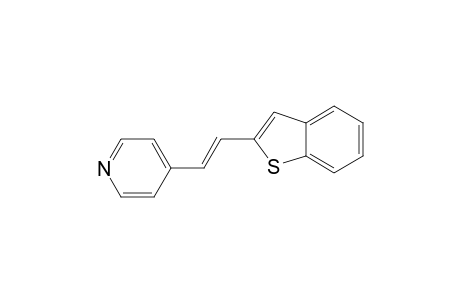 4-[(E)-2-(1-benzothien-2-yl)ethenyl]pyridine