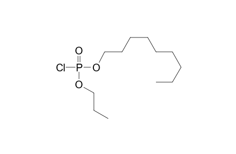 Phosphorochloridic acid, nonyl propyl ester