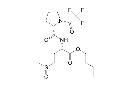 N-Tfa-L-prolylmethionine sulphoxide butyl ester