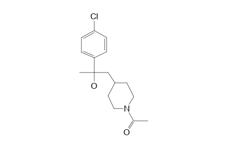 N-Acetyl-1-[4-piperidyl]-2-[4-chlorophenyl]-2-propanol