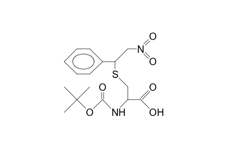 N-T-Butoxycarbonyl-S-(2-nitro-1-phenyl-ethyl)-L-cysteine