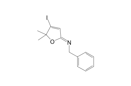 Z-2-Benzylimino-4-iodo-5,5-dimethyl-2,5-dihydrofuran