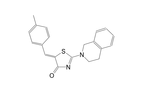 (5Z)-2-(3,4-dihydro-2(1H)-isoquinolinyl)-5-(4-methylbenzylidene)-1,3-thiazol-4(5H)-one