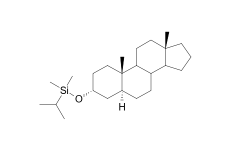 Silane, [[(3.alpha.,5.alpha.)-androstan-3-yl]oxy]dimethyl(1-methylethyl)-