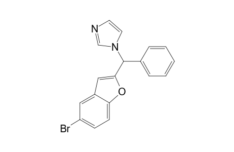 1-[(5-bromanyl-1-benzofuran-2-yl)-phenyl-methyl]imidazole