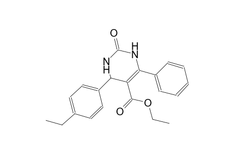 ethyl 4-(4-ethylphenyl)-2-oxo-6-phenyl-1,2,3,4-tetrahydro-5-pyrimidinecarboxylate