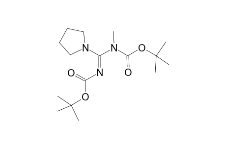 N1,N2-Bis(tert-butoxycarbonyl)pyrrolidine-N1-methyl-1-carboxamidine