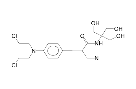3-[4-DI(2-CHLOROETHYL)AMINOPHENYL]-2-CYANO-2-PROPENOIC ACID (2-HYDROXYMETHYL-1,3-DIHYDROXY-2-PROPYL)AMIDE