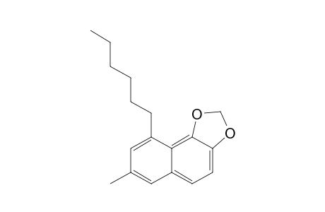 9-Hexyl-7-methylnaphtho[2,1-d][1,3]dioxole