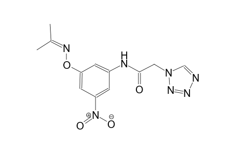 N-(3-{[(1-methylethylidene)amino]oxy}-5-nitrophenyl)-2-(1H-tetraazol-1-yl)acetamide