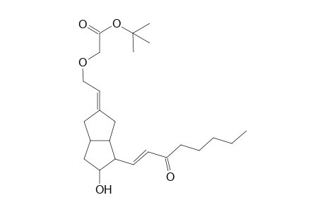 {2-[Hexahydro-5'-hydroxy-4'-(3"-oxo-1"-octenyl)-2(1H)-pentalenylidene}ethoxy-1,1-dimethylethyl acetate