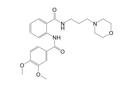 benzamide, 3,4-dimethoxy-N-[2-[[[3-(4-morpholinyl)propyl]amino]carbonyl]phenyl]-