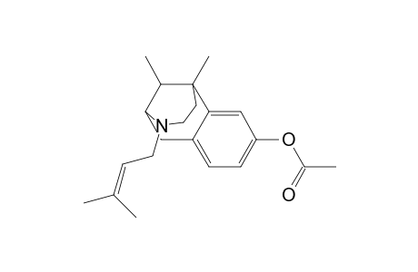 1,2,3,4,5,6-hexehydro-6,11-dimethyl-3-(3-methyl-2-butenyl)-8-acetoxy-2,6-methano-3-benzazocine