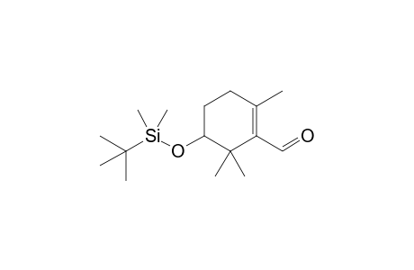 5-[tert-butyl(dimethyl)silyl]oxy-2,6,6-trimethyl-1-cyclohexenecarboxaldehyde