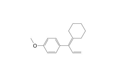 1-(1-cyclohexylideneallyl)-4-methoxy-benzene