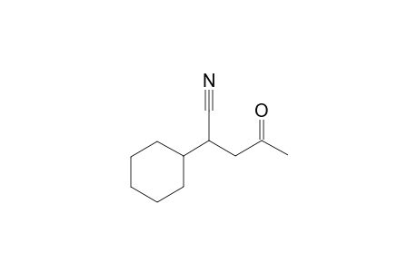 2-cyclohexyl-4-oxopentanenitrile