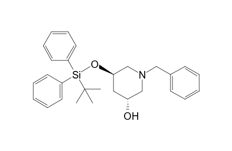 (3R,5R)-1-Benzyl-5-[(tert-butyldiphenylsilyl)oxy]piperidin-3-ol