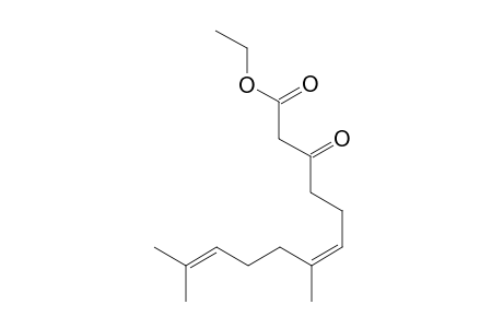 ETHYL-7,11-DIMETHYL-3-OXODODECA-6-(Z),10-DIENOATE