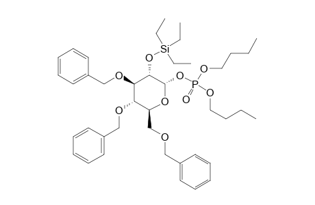 DIBUTYL-3,4,6-TRI-O-BENZYL-2-O-TRIETHYLSILYL-ALPHA-D-GLUCOPYRANOSIDE-PHOSPHATE