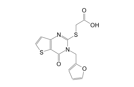 acetic acid, [[3-(2-furanylmethyl)-3,4-dihydro-4-oxothieno[3,2-d]pyrimidin-2-yl]thio]-