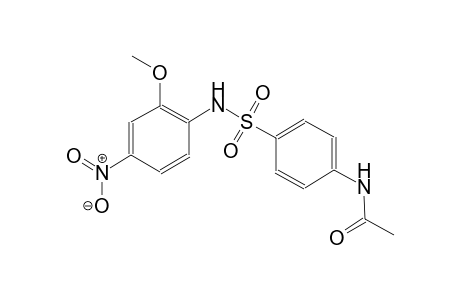 Acetamide, N-[4-[[(2-methoxy-4-nitrophenyl)amino]sulfonyl]phenyl]-
