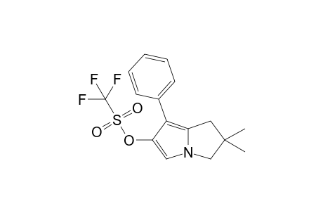 2,2-Dimethyl-7-phenyl-2,3-dihydro-1H-pyrrolizin-6-yl trifluoromethanesulfonate