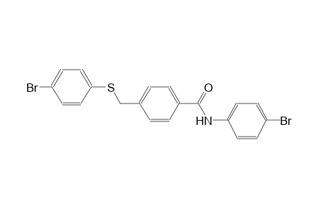 benzamide, N-(4-bromophenyl)-4-[[(4-bromophenyl)thio]methyl]-