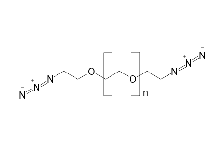 Polyethylene oxide bis azide