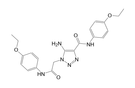 5-amino-1-[2-(4-ethoxyanilino)-2-oxoethyl]-N-(4-ethoxyphenyl)-1H-1,2,3-triazole-4-carboxamide