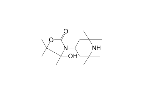 4-Hydroxy-4,5,5-trimethyl-3-(2,2,6,6-tetramethyl-4-piperidinyl)-1,3-oxazolidin-2-one