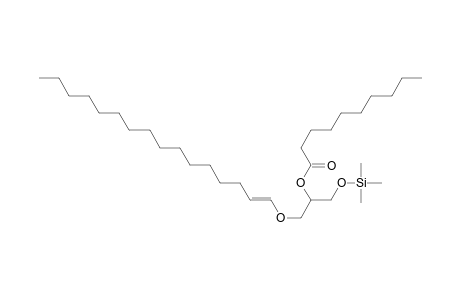 Decanoic acid, 1-[(1-hexadecenyloxy)methyl]-2-[(trimethylsilyl)oxy]ethyl ester