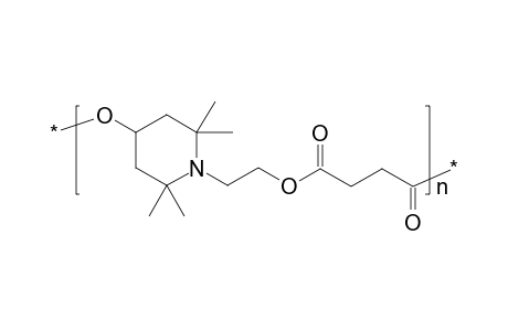 Poly(4-hydroxy-2,2,6,6-tetramethyl-1-piperidine ethanol-alt-1,4-butanedioic acid)