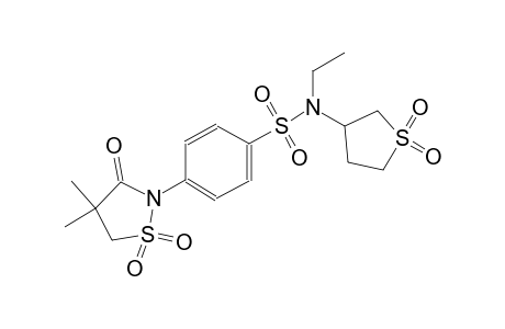 benzenesulfonamide, 4-(4,4-dimethyl-1,1-dioxido-3-oxo-2-isothiazolidinyl)-N-ethyl-N-(tetrahydro-1,1-dioxido-3-thienyl)-