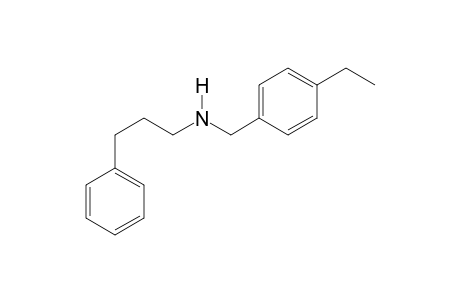N-[(4-Ethylphenyl)methyl]-3-phenylpropan-1-amine